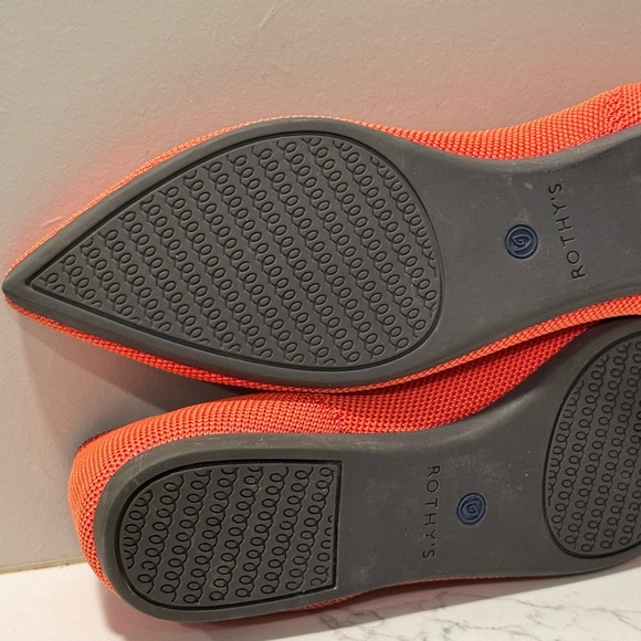 Rothy's - Pointed persimmon flats - Picture 4 of 8